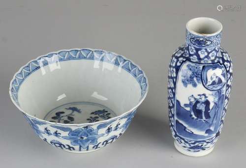 Two parts of 18th - 19th century Chinese porcelain. One