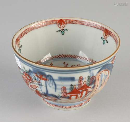 18th Century Chinese porcelain bowl with Amsterdam 'Fur