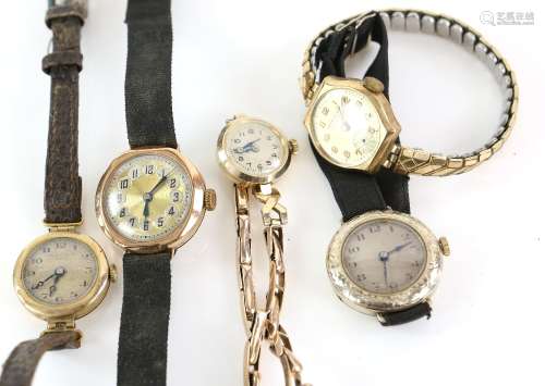 Liberty Watch Company, A ladies white gold wristwatch with foliate bezel, surmounting a white enamel