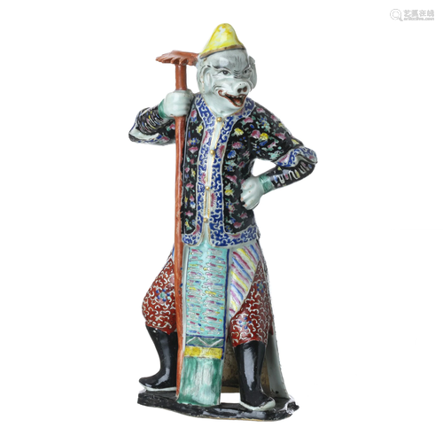 Chinese porcelain deity, Tongzhi