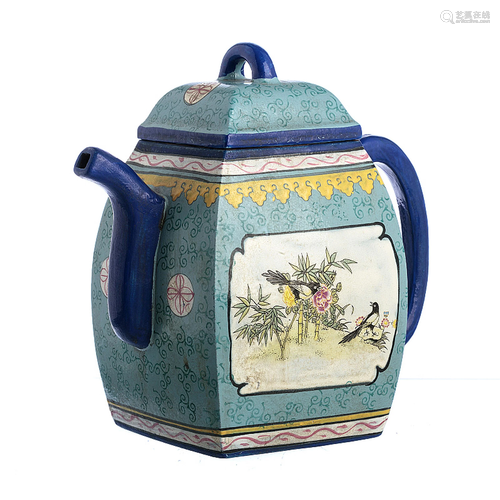 Large Teapot in Chinese ceramic, Yixing