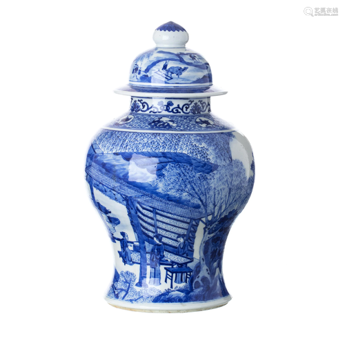 Pot 'figures' in Chinese porcelain.