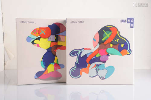 Kaws-Jigsaw Puzzles ( A Set of Two)