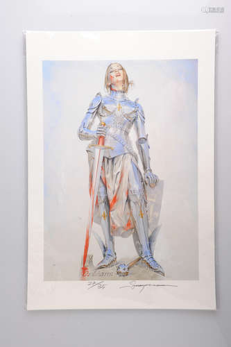 空山基 Hajime Sorayama-無題 Untitled (Jeanne d'Arc)