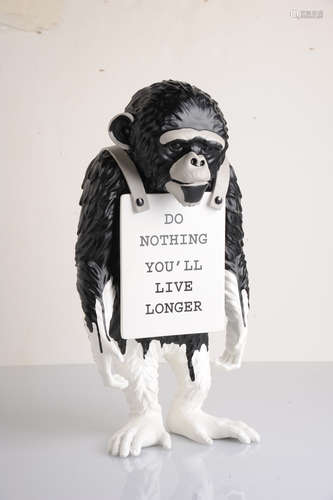 Banksy-Monkey Sign