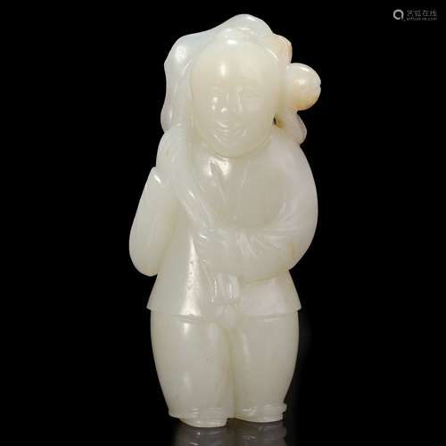 hetian jade character from Qing