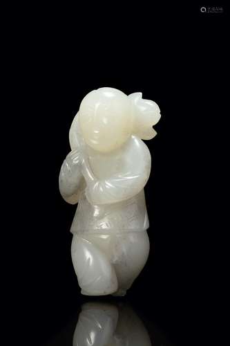 hetian jade character from Qing