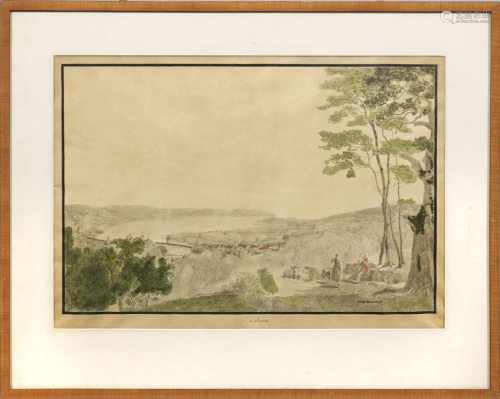 Johann Jakob Biedermann(1763 Winterthur - 1830 Aussersihl bei Zürich)Ansicht von