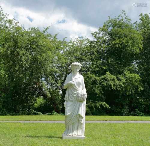 Italienischer Bildhauer(Tätig im 20. Jh. wohl in der Toskana)Große Parkskulptur der Göttin Ceres als