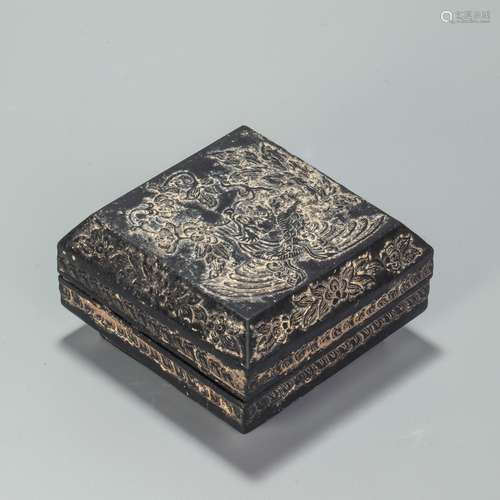 chinese ancient stone square container