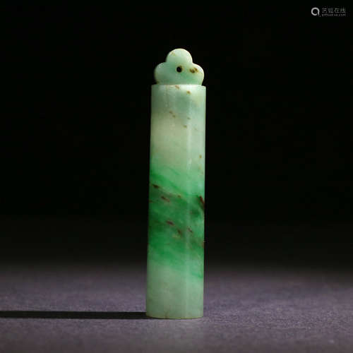 ancient jade ritual tool from Qing