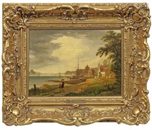 William Ready(1823 London - 1873 Brighton)Englische FlusslandschaftRuhiges Stimmungsbild eines