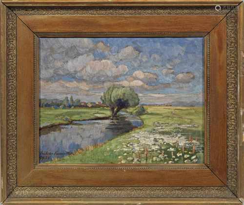 Else Neumüller(1875 Leipzig - 1934 Meißen)Landschaft am NiederrheinImpressionistische