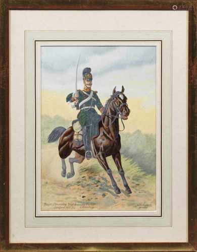 Jean Bungartz(1854 Köln - 1934 Münster)Reiter des Bayerischen Chevauleger-Regiments Erzherzog