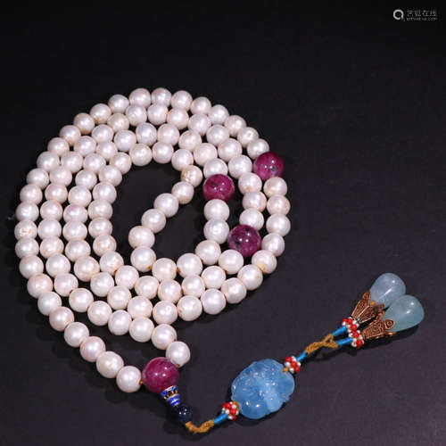 pearl imperial beads from Qing