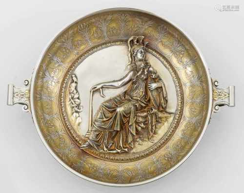 Prunkvolle EmblemschaleReplik der Athena/Minerva-Schale (1. Jh. v. Chr.) aus dem Hildesheimer