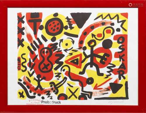 A. R. Penck(1939 Dresden - 2017 Zürich)Komposition/