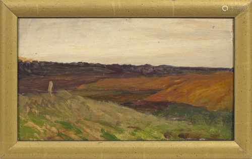 Franz Hoffmann-Fallersleben(1855 Weimar - 1927 Berlin)Hügelige Landschaft bei Neukloster in