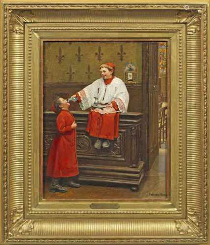 Paul-Charles Chocarne-Moreau(1855 Dijon - 1930 Neuilly-sur-Seine)Ministrant und Chorknabe bei