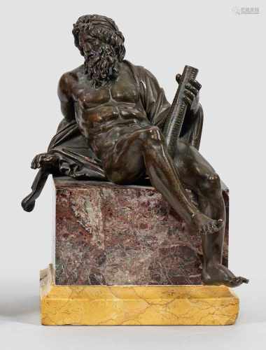 Italienischer Bildhauer(Tätig 2. Hälfte 17. Jh. oder Anfang 18. Jh.)Personifikation des GangesBronze