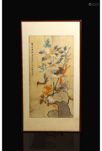 A Chinese Painting Hanging Panel