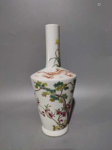 A Chinese Famille Rose Porcelain Vase