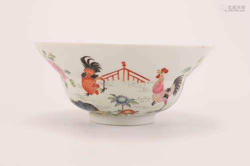 A Chinese Famille Rose Porcelain Bowl