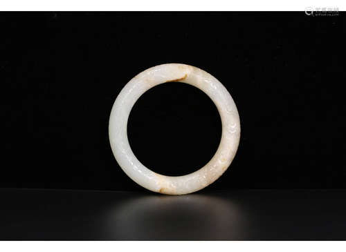 A Chinese Hetian Jade Bracelet