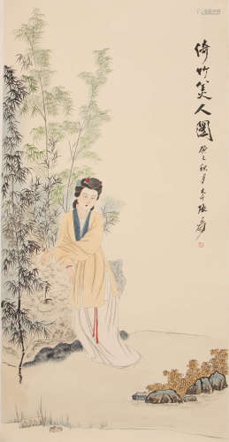 A Chinese Painting,Zhang Daqian Mark