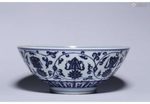 A Chinese Blue and White Porcelain Bowl