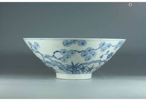 A Chinese Blue and White Porcelain Bowl