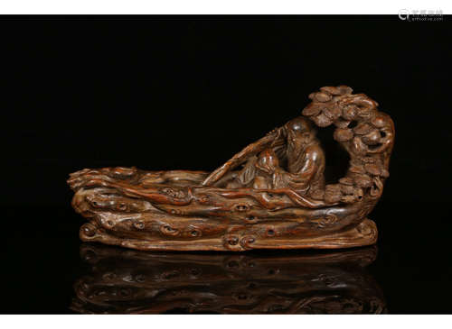 A Chinese Aloeswood Ornament