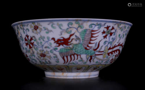 A Chinese Multicolored Porcelain Bowl