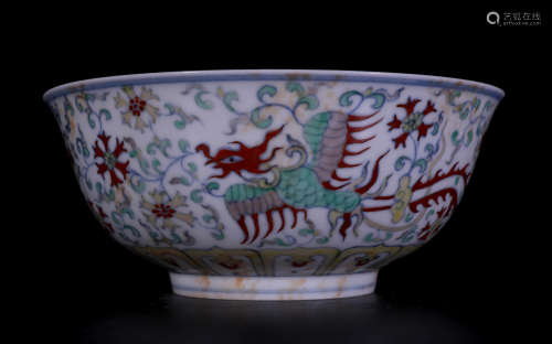 A Chinese Multicolored Porcelain Bowl