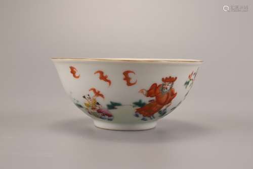 A Chinese Famille Rose Porcelain Bowl