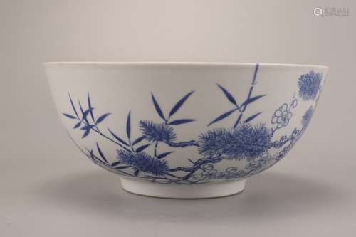 A Chinese Blue and White Porcelain Bowl