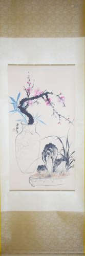 A Chinese Painting of Plum Blossom, Puzuo Mark