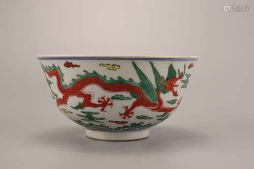 A Chinese Multicolored Porcelain Bowl