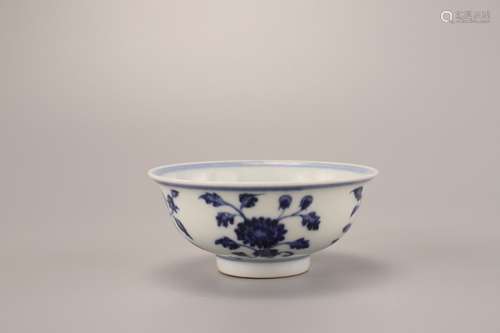 A Chinese Blue and White Porcelain Bowl