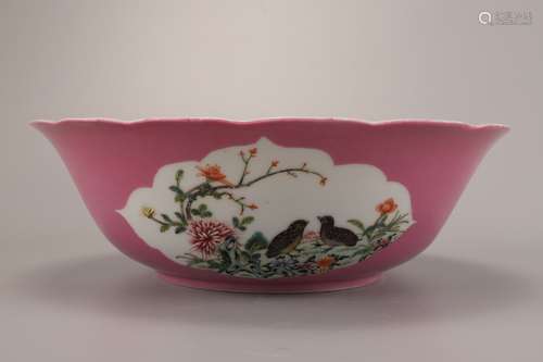 A Chinese Famille Rose Porcelain Bowl