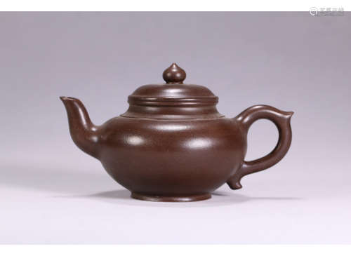 A Chinese Purple Clay Pot