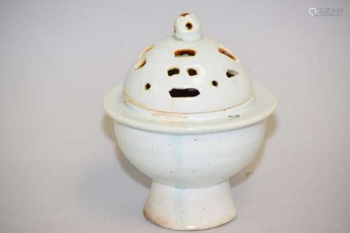 Song/Yuan Chinese YingQing Glaze Incense Burner