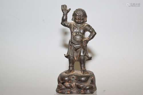 Ming/Qing Chinese Bronze Luohan Figure