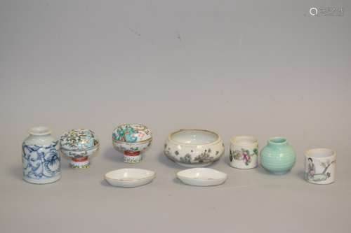 Group of 19-20th C. Chinese Study Objects