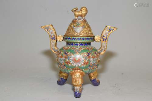 Chinese Cloisonne Incense Burner