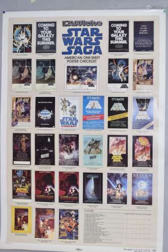 L'Affiche Star Wars Saga One-Sheet Poster Checklist