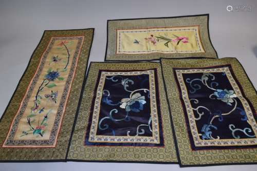 Group of 19-20th C. Chinese Embroideries