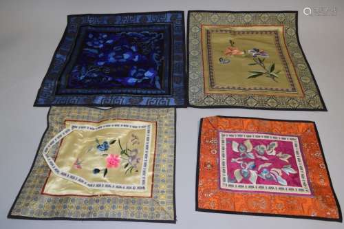 Group of 19-20th C. Chinese Embroideries