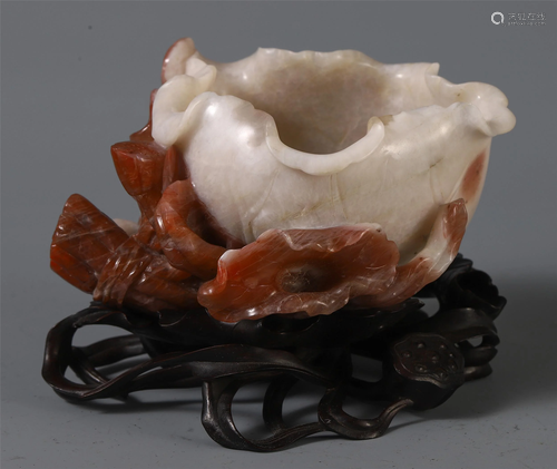 A CHINESE ANCIENT AGATE CARVED…