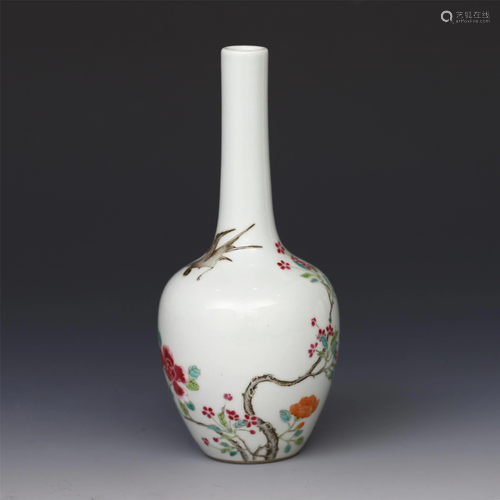 A FINE CHINESE PORCELAIN FLOWER AND…